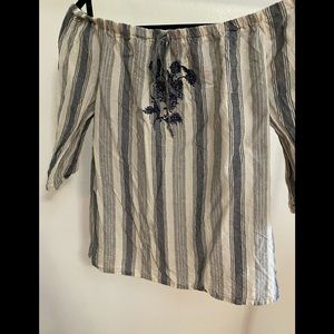 Off the shoulder blouse